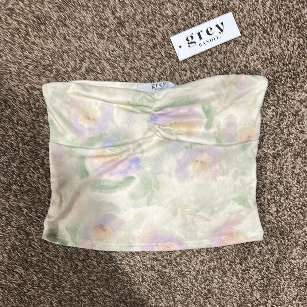 NWT Grey Bandit Tube Top